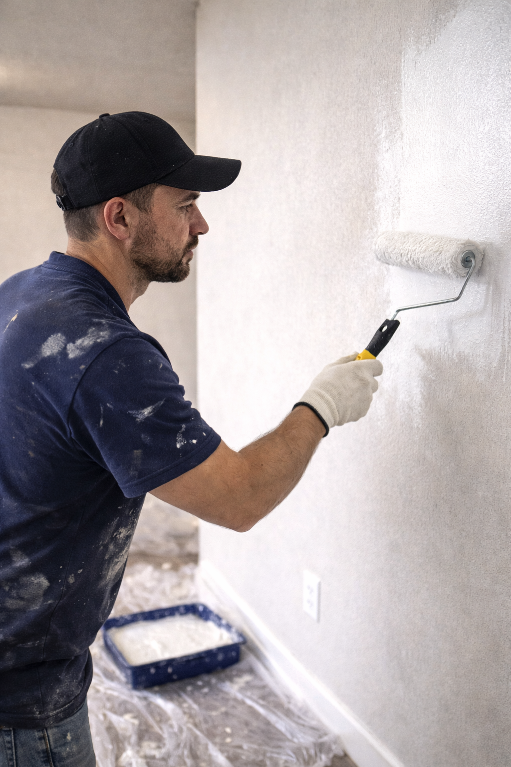 Interior painting rental property Ovilance crew